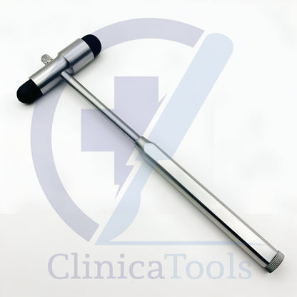 Stainless Steel Buck Reflex Hammer with Built-in Brush & Needle – Neurological Reflex Testing Hammer for Medical Examination