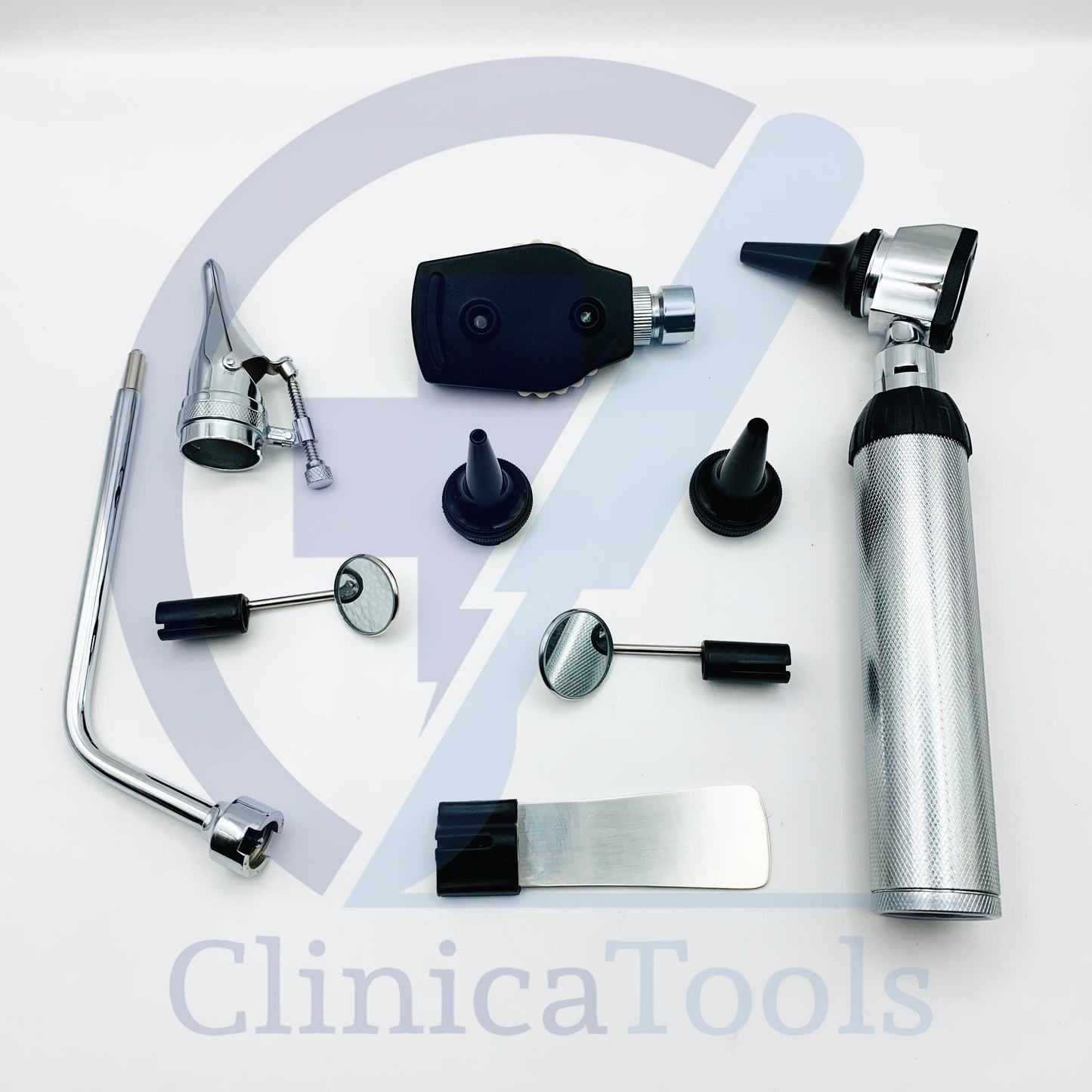 ENT Diagnostic Set – Otoscope & Ophthalmoscope Kit for Ear & Eye Examination | Surgical Medical Instruments for Medical Students, Nurses, ENT Specialists & Clinics