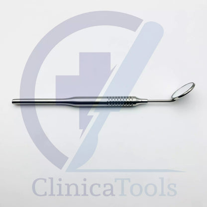 3X Stainless Steel Dental Mouth Mirror #5 with Hollow Handle | Oral Care & Hygiene Tool for Dentists, Pets, Dogs & Cats, Home & Professional Use